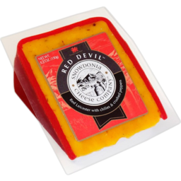 Photo of Snowdonia Cheese Company Red Devil Red Leicester With Chillies & Crushed Peppers Cheese Wedge