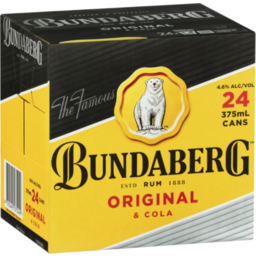 Photo of Bundaberg Rum & Cola Can Cube