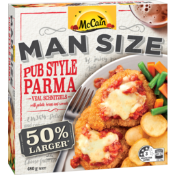 Photo of Mccain Man Size Pub Style Parma Veal Schnitzels 480g
