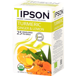 Photo of Tipson - Turmeric Ginger Lemon Tea - 25pc