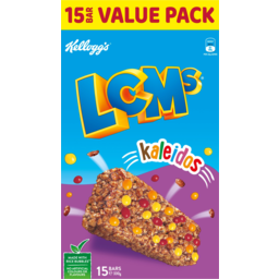 Photo of Kelloggs Lcms Rice Bubbles Kaleidos Bars 15 Pack 330g