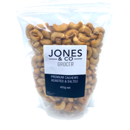 Photo of J&Co Salted Cashews 400g