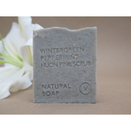 Photo of BBB Wintergreen, Peppermint & Huon Pine Scrub Natural Soap