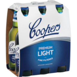 Photo of Coopers Premium Light Bottle 355ml 6pk