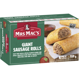 Photo of Mrs Macs Giant Sausage Rolls 4pk 700g
