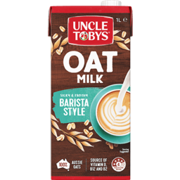 Photo of Uncle Tobys Oat Milk Barista Style 1l