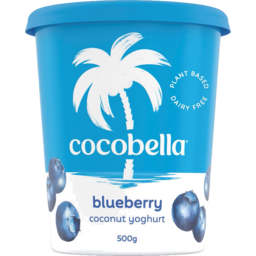 Photo of Cocobella Dairy Free Blueberry Coconut Yoghurt 500g