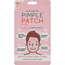 Photo of Skin Control Pimple Patch Xl With Tea Tree 12 Pack