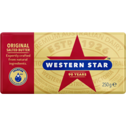 Photo of Western Star Original Salted Butter Pat 250g
