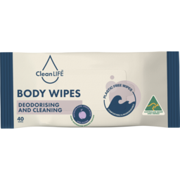 Photo of Cleanlife Body Deodorising Wipes