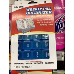 Photo of Acu-Life Weekly Pill Organizer
