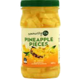 Photo of Comm Co Pineapple Pieces in Juice