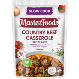Photo of Masterfoods Country Beef Casserole Slow Cook Recipe Base 175g 175g