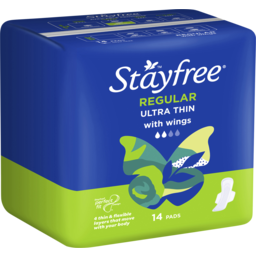 Photo of Stayfree Pads Ultra Thin Regular Wing 14 Pack