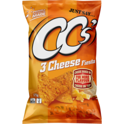 Photo of CC's Corn Chips Three Cheese Fiesta 175g