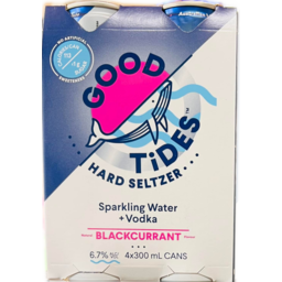 Photo of Good Tides Blackcurrant Seltzer Can