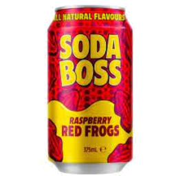 Photo of Soda Boss Raspberry Frog 375ml
