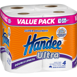 Photo of Handee Ultra Paper Towel Dl 4pk