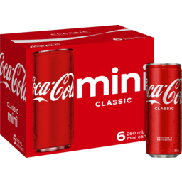 Photo of Coca-Cola Classic Soft Drink Multipack Mini Cans