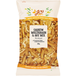 Photo of J.C.'s Cashews Multigrain & Soy Snack Mix 300g