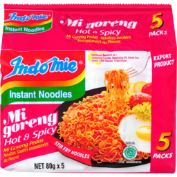 Photo of Indomie Mi Goreng Hot & Spicy Instant Noodles 5x80g