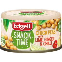 Photo of Edgell Snack Time Chick Peas With Lime, Ginger & Chilli 70gm