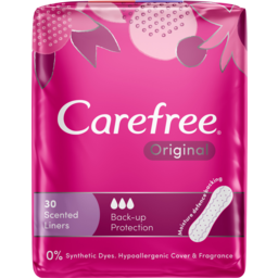 Photo of Carefree Original Shower Fresh Scented Panty Liners 30 Pack