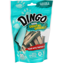 Photo of Dingo Dental Sprials Dog Treats Real Parsley Flavor
