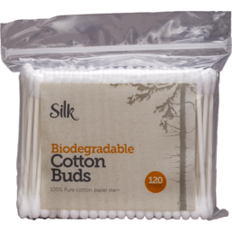 Photo of Silk Biodegradable Cotton Buds 120 Pack