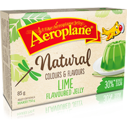 Photo of Aeroplane Jelly Reduced Sugar Lime 85gm