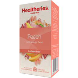 Photo of Healtheries Tea Bags Peach with Mango Twist 20 Pack