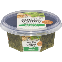 Photo of Wattle Valley Chunky Dip Basil Cashew & Parmesan 150g