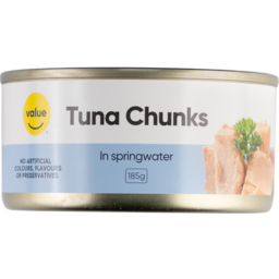 Photo of Value Tuna Chunks In Spring Water 185g