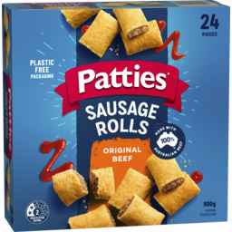 Photo of Patties Sausage Rolls 24pk 900g