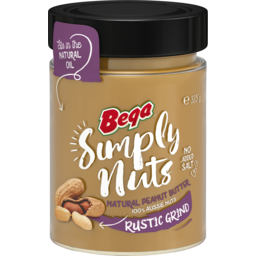 Photo of Bega Peanut Butter Bega Simply Nuts No Added Salt 325g