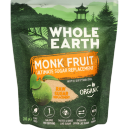 Photo of Whole Earth Monk Fruit Raw Sugar Replacement
