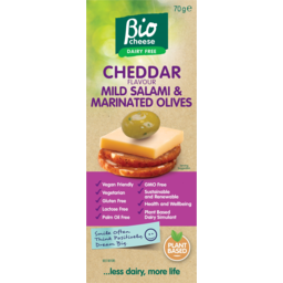 Photo of Bio Cheese Cheddar Flavour Mild Salami & Marinated Olives 60g