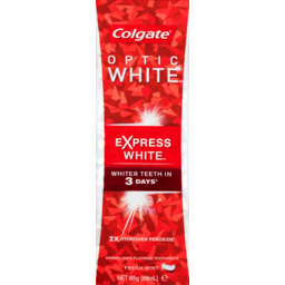 Photo of Colgate Optic White Expert Express Teeth Whitening Toothpaste, 85g With 2% Hydrogen Peroxide 85g
