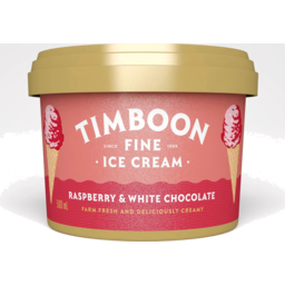 Photo of Timboon Ice Cream White Choc Raspberry