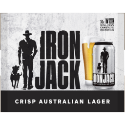 Photo of Iron Jack Crisp Australian Lager 30.0x375ml