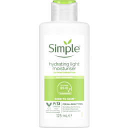 Photo of Simple Kind To Skin Hydrating Light Moisturizer 125ml