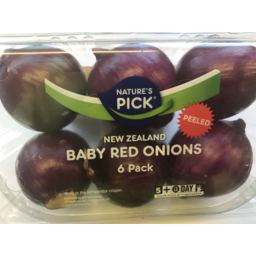 Photo of Onions Baby Red 6 Pack