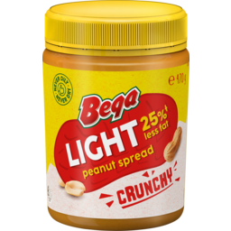 Photo of Bega Peanut Butter Crunchy Light 470gm