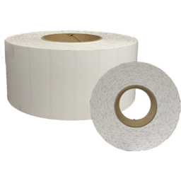Photo of Continuous Shelf Label Roll TT- WHITE - 75mm x 25mm - Suitable for ZT-230 printer