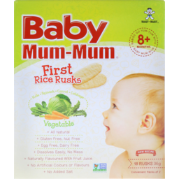 Photo of Baby Mum-Mum First Rice Rusks Vegetable 36g