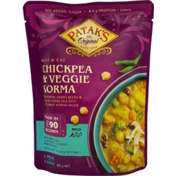 Photo of Pataks Pouch Chickpea Korma 285g