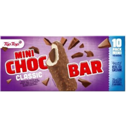 Photo of Tip Top Ice Cream Choc Bar Mini 10 Pack