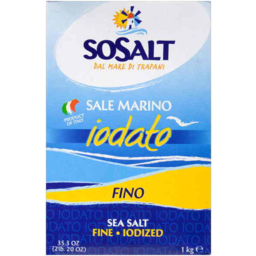 Photo of SoSalt Sicily Sea Salt Fine Iodized