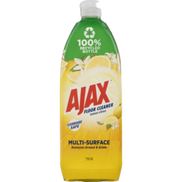 Photo of Ajax Multi Surface Floor Cleaner, Lemon Citrus, Floorboard Safe