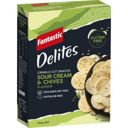 Photo of Delites Sour Cream & Chives Crackers